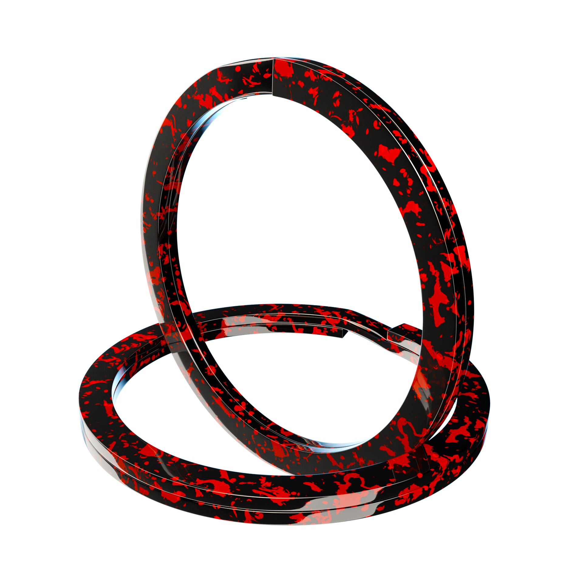 Durable Stylish Key Rings (Paprika Red)
