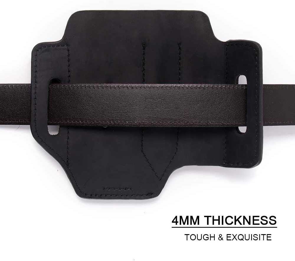 EDC Belt Leather Pouch Black - Silipac