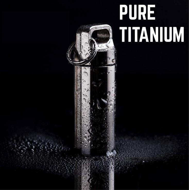 Titanium Pocket Stash Container - Silipac