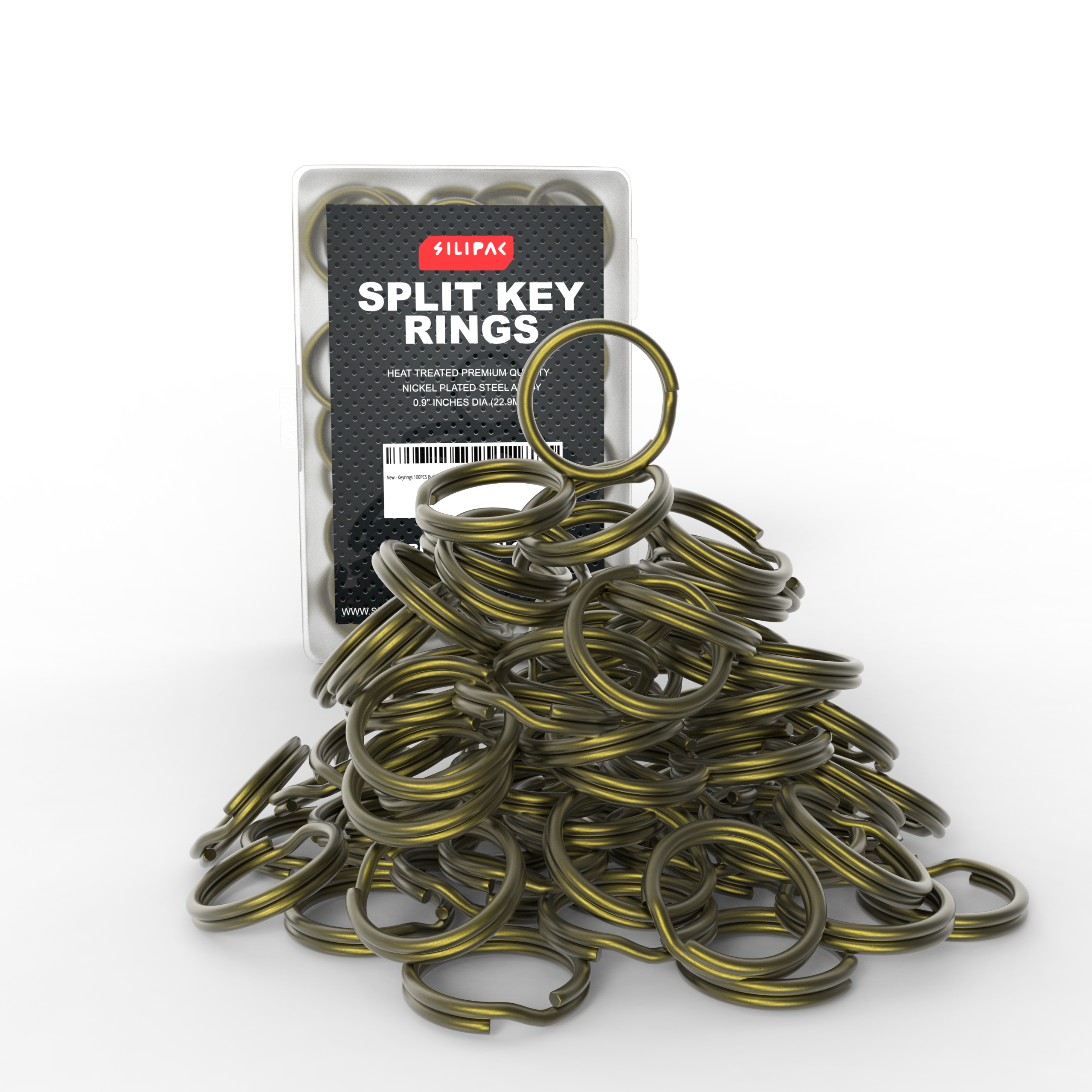 Shop for and Buy Heavy Duty Split Key Ring Nickel Plated 5/8 Inch
