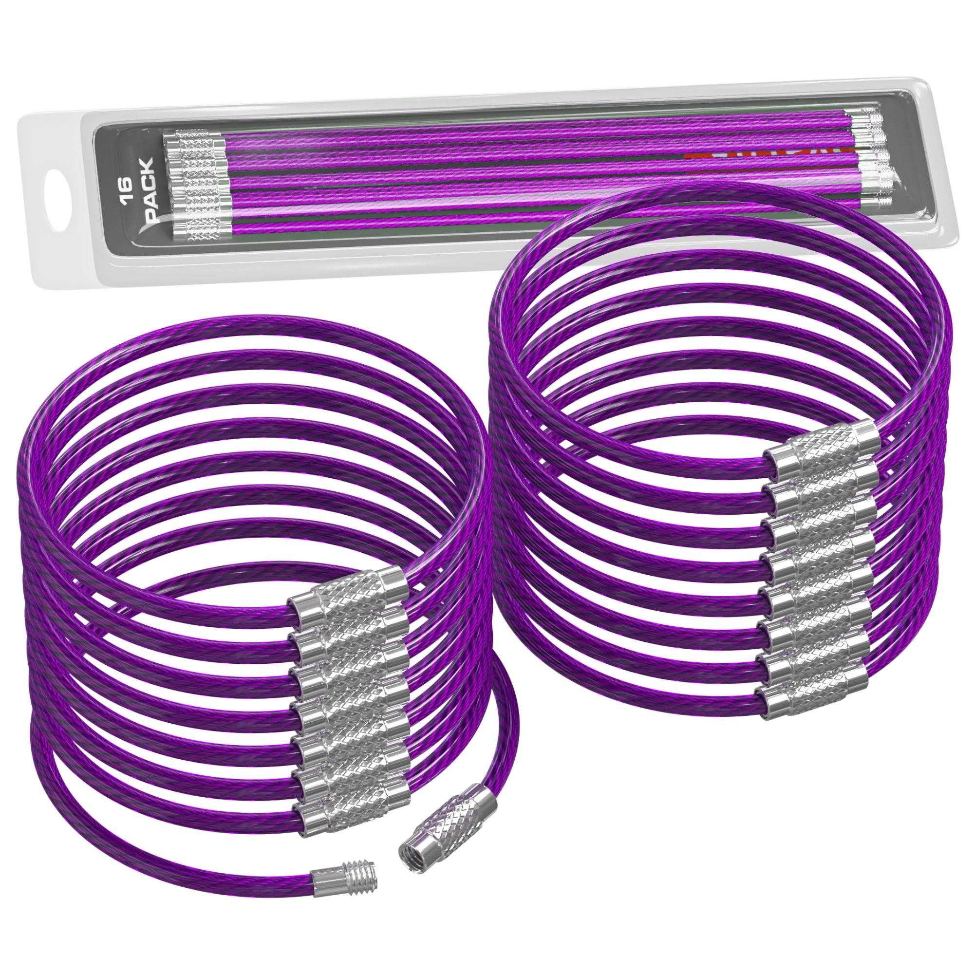Silipac 6.3" Twist Lock Cable Ring 16 pcs 2mm - Silipac