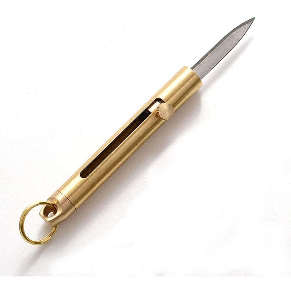 Brass Keychain Pocket Knife - Silipac