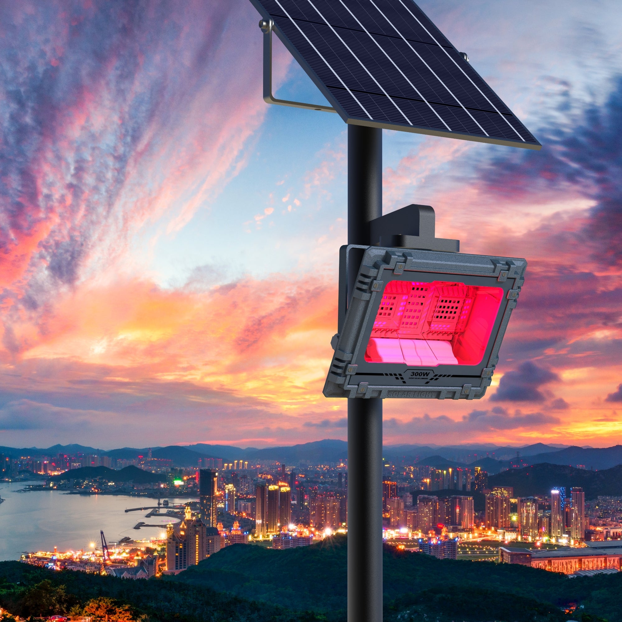 Large Solar Outdoor Flood Light 100W LED