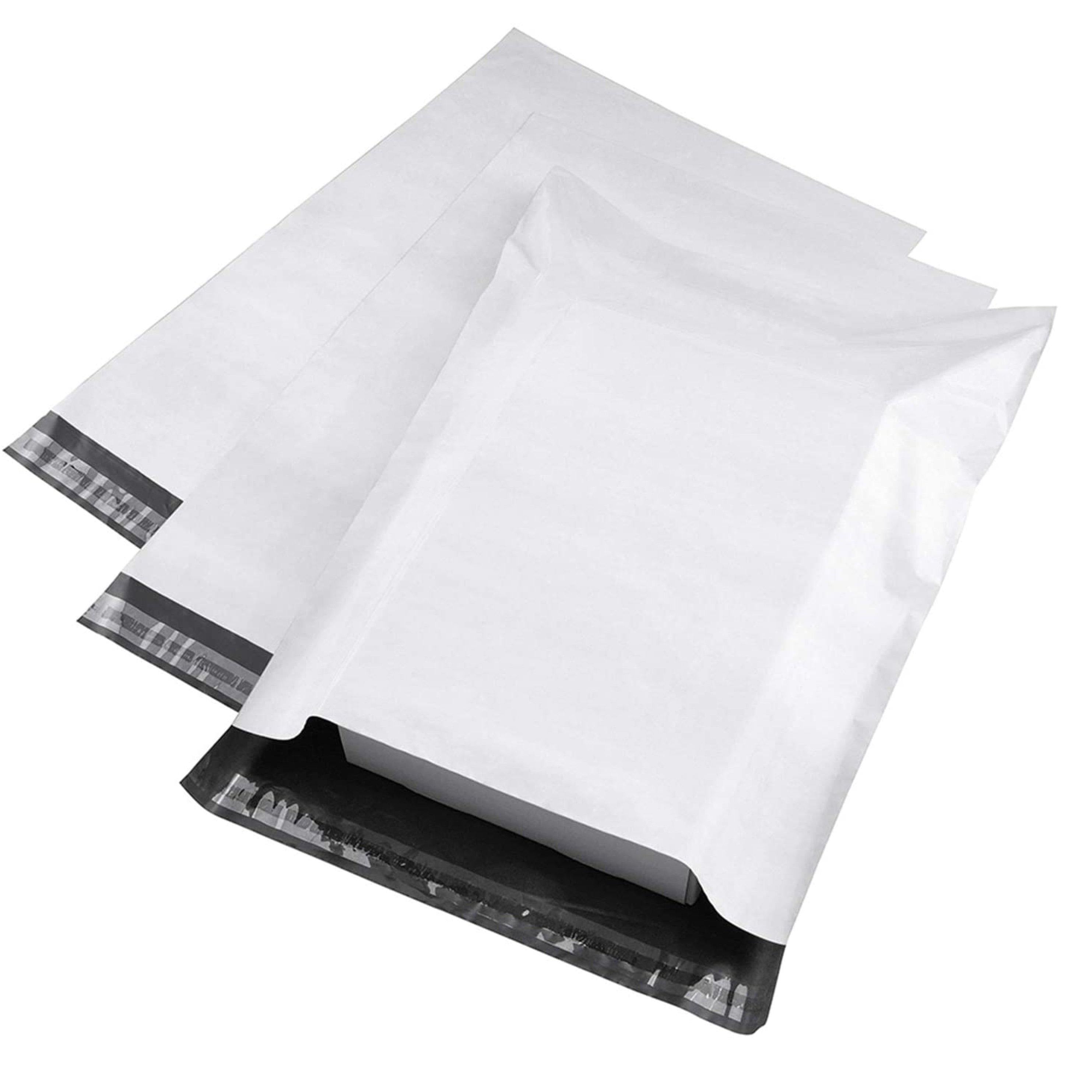 10x13" White Poly Mailers 100-pack - Silipac