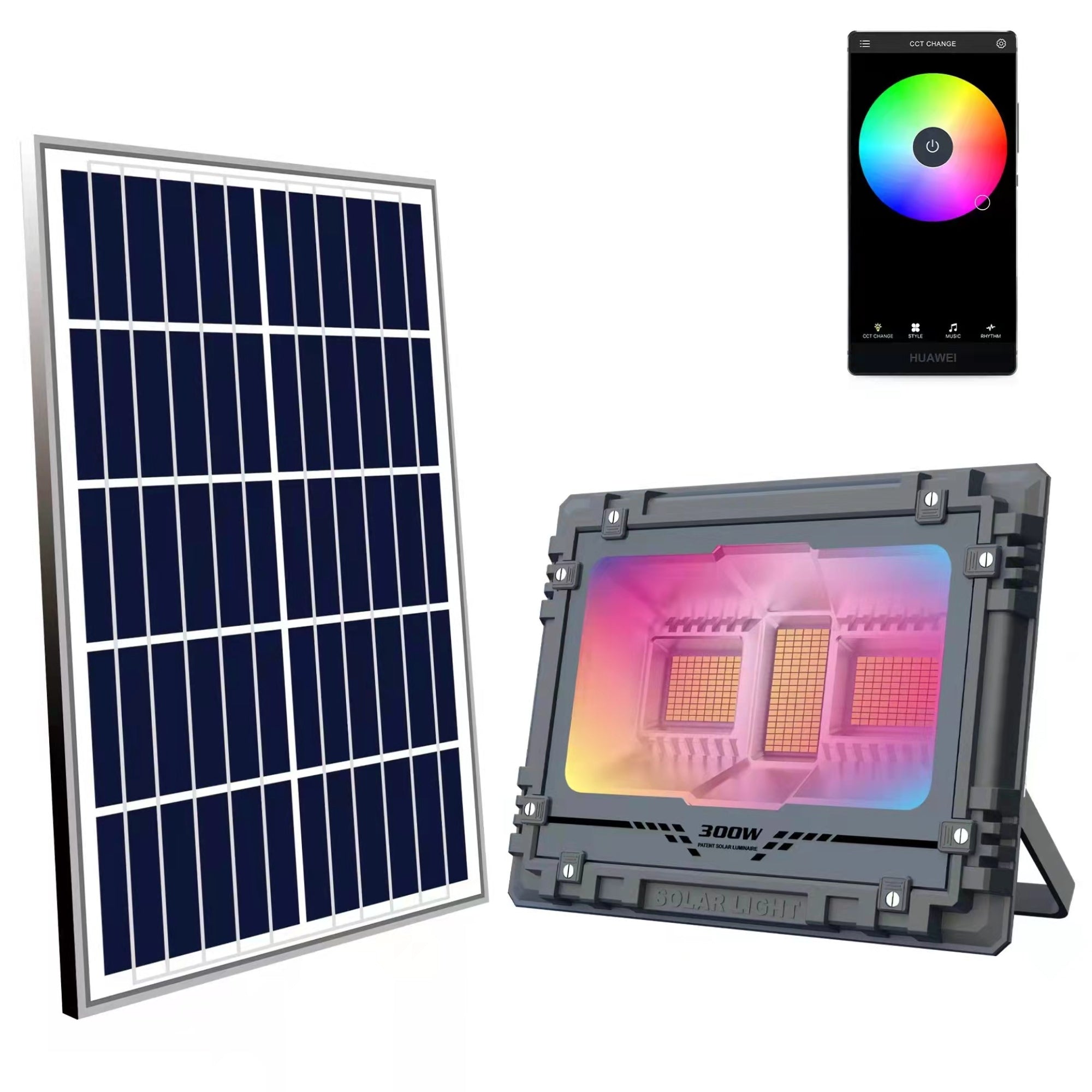 Large Solar Outdoor Flood Light 100W LED